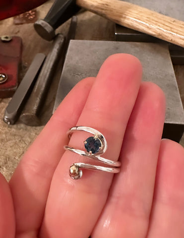 London Blue Topaz Ring