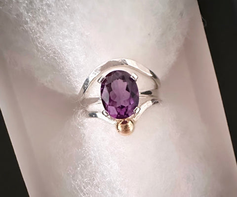 Amethyst Ring Set