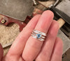 Swiss Blue Topaz Ring Set