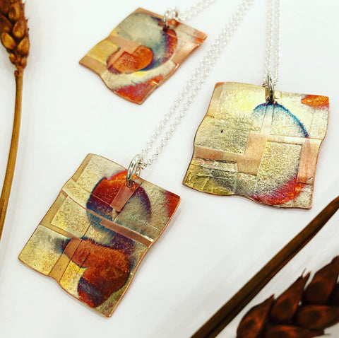 Prairie Patchwork Pendant