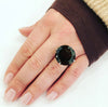 Smoky Quartz - Sterling Silver Ring