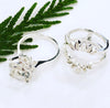 Crystal Quartz & Sterling Silver Ring