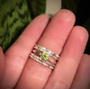 Peridot Stackable Ring Set